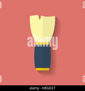 Shaving Brush icon. Flat style. Vector illustration Stock Vector