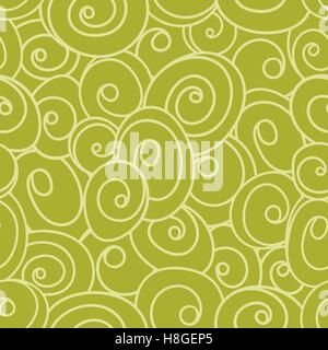 Seamless pattern from circles, spirals Stock Vector