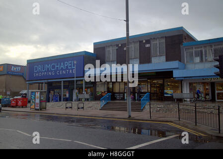 Drumchapel housing peripheral estate Glasgow deprivation Stock Photo