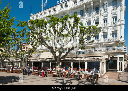 Frankreich, Cote d Azur, Cannes, vor dem Hotel Splendid an der Rue Felix Faure Stock Photo