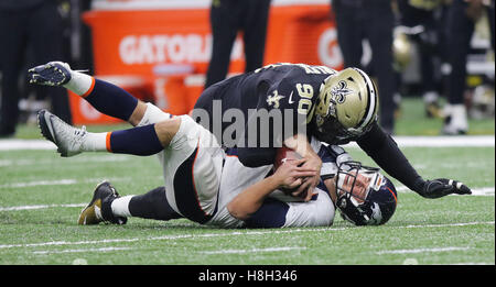 East Rutherford, New Jersey, USA. 7th Oct, 2018. Denver Broncos defensive  tackle Domata Sr. Peko (94) on the sideline during a NFL game between the  Denver Broncos and the New York Jets