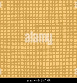 irregular grid tiled pattern in yellow over orange Stock Vector