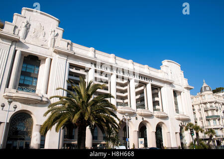 Frankreich, Cote d Azur, Nizza, das ehemalige Casino Palais de la Mediterranée an der Promenade des Anglais ist heute ein Luxush Stock Photo
