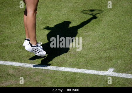 Caroline Wozniacki, Denmark, on the new Court Number 2, tennis, the ITF Grand Slam tournament, Wimbledon 2009, Britain, Europe Stock Photo