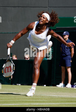 Serena Williams, USA, tennis, ITF Grand Slam tournament, Wimbledon 2009, Britain, Europe Stock Photo