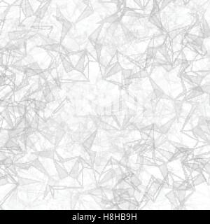 Geometric background molecule and communication for your design. Connected lines with dots .Vector illustration Stock Vector