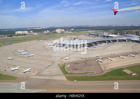 Vnukovo airport in Moscow,Russia Stock Photo