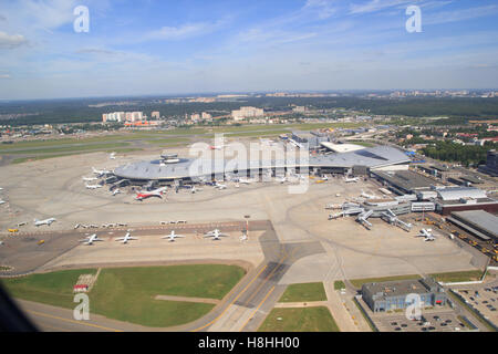 Vnukovo airport in Moscow,Russia Stock Photo