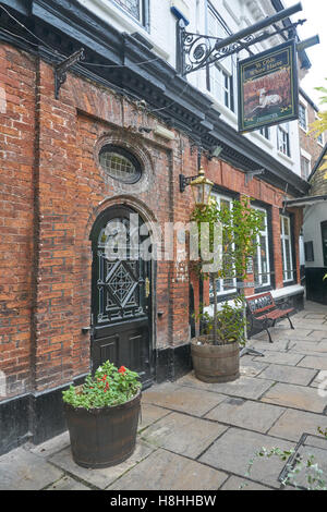 Ye Olde White Harte Pub Hull Stock Photo