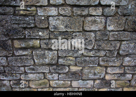 Stone wall in Oxford, UK Stock Photo