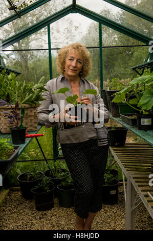 Judith Hann former TV presenter pictured in garden of her home in ...