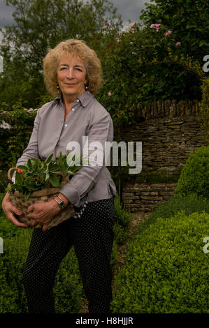 Judith Hann former TV presenter pictured in garden of her home in ...