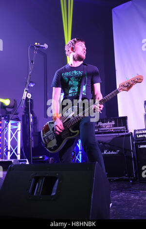 Bristol based Punk Rock Band Criminal Mind performed at Swindon Meca music venue 11 November 2016 Stock Photo