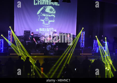 Bristol based Punk Rock Band Criminal Mind performed at Swindon Meca music venue 11 November 2016 Stock Photo