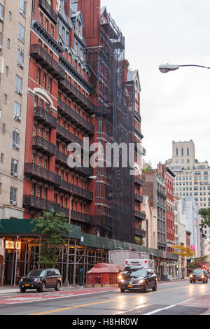 The Chelsea Hotel, famous for the notability of its residents, Chelsea, Manhattan, New York City , United States of America. Stock Photo