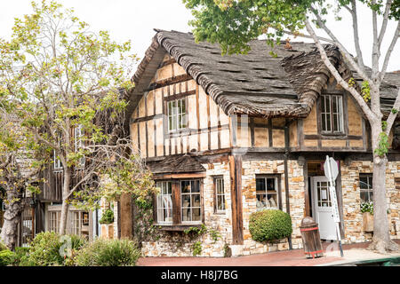 Streets of Carmel-by-the-Sea California Stock Photo