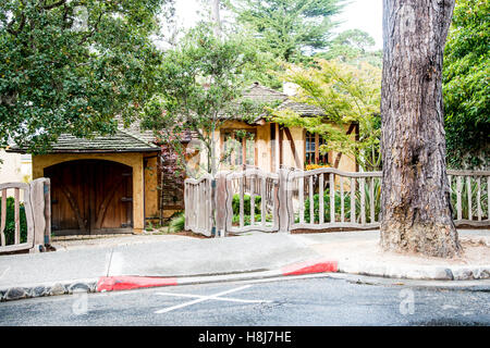 Streets of Carmel-by-the-Sea California Stock Photo