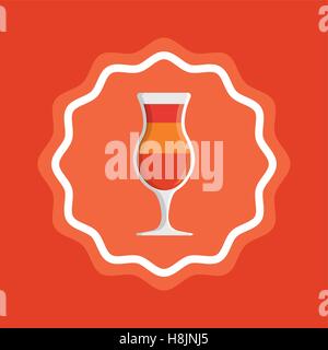 Coktail bar drink Stock Vector