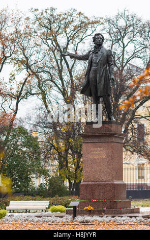 Monument to Alexander Pushkin Stock Photo