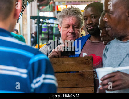 People in the city streets of Durban Stock Photo