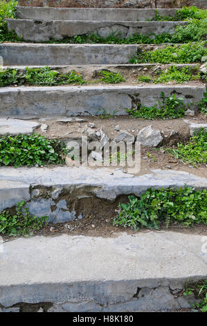 Stairway in Wudang Mountain, China Stock Photo