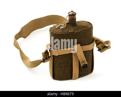WW2 British Army water bottle Stock Photo