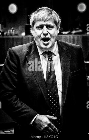 Brussels, Bxl, Belgium. 14th Nov, 2016. British Foreign Secretary Boris Johnson during FAC the EU Foreign Ministers Council at European Council headquarters in Brussels, Belgium on 14.11.2016 by Wiktor Dabkowski © Wiktor Dabkowski/ZUMA Wire/Alamy Live News Stock Photo