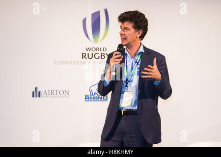 London, UK. 14th November 2016. World Rugby Conference and Exhibition held at The Hilton London Metropole. Credit:  Elsie Kibue / Alamy Live News