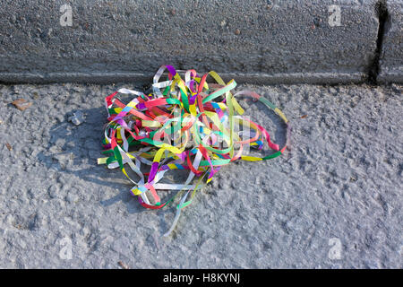 confetti paper streamer Stock Photo