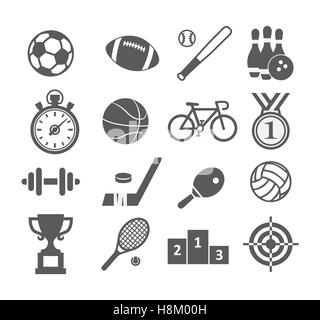 Sport icons Stock Vector