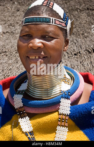 people of ndebele tribe in south africa Stock Photo