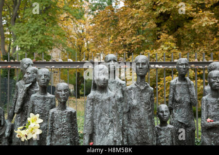 Holocaust Memorial at Jewish Cemetery in Berlin Stock Photo
