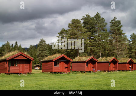 Rental Cabins In Norway Stock Photo 119513 Alamy