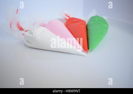Decorators Icing in Bags Stock Photo