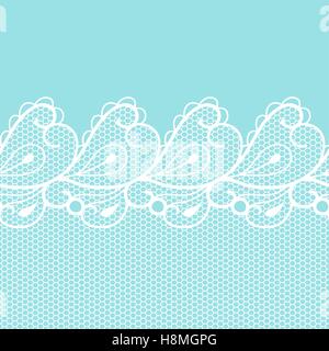 Decorative lacy border Stock Vector