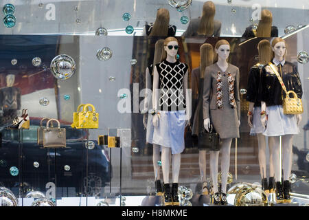 mannequins in a shop window Stock Photo