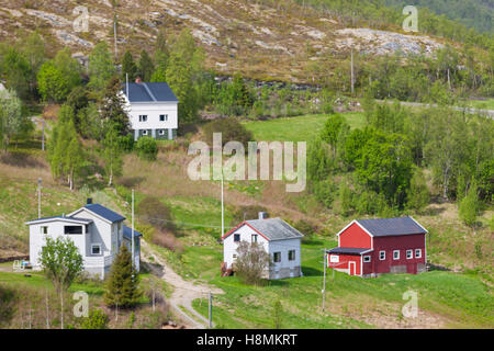 Houses, Lofoten Islands, Norway, Stock Photo