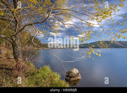 Chatcolet Lake in Heyburn State Park. Stock Photo