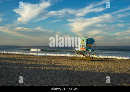 Morning at South Carlsbad State Beach.  Carlsbad, California, USA. Stock Photo