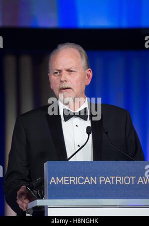 National Defense University Foundation President and CEO Larry Rzepka speaks at a gala held by the NDFU at the Pentagon October 27, 2016 in Washington, DC. Stock Photo