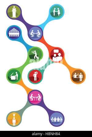 Team, connection, infographic, teamwork Stock Photo - Alamy