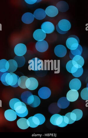Christmas Lights abstract, bokeh Stock Photo