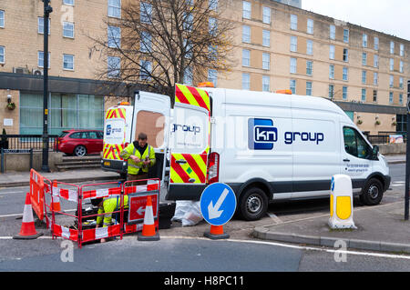 KN Group engineers working in Bath, Somerset,England, UK Stock Photo