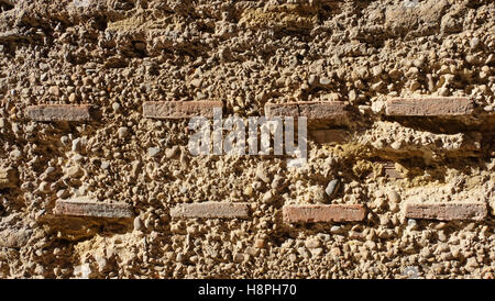 Brick and cement wall Stock Photo