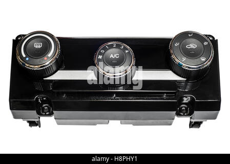 air conditioning control unit of the car Stock Photo