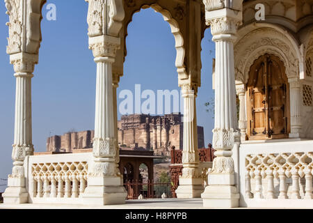 Meherangarh Fort in Jodhpur Stock Photo