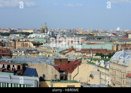 Panorama of Petersburg, Streets of St Petersburg, Russia Stock Photo