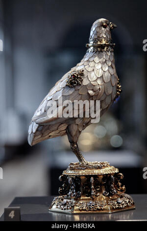 Victoria and Albert Museum, London, UK. 15th Nov, 2016. Partridge Cup. The Rosalinde and Arthur Gilbert Galleries showcases 500 masterpieces from one of the most important collections of decorative art. The suit of four galleries opens to the public on 16th November.  Credit:  Dinendra Haria/Alamy Live News Stock Photo