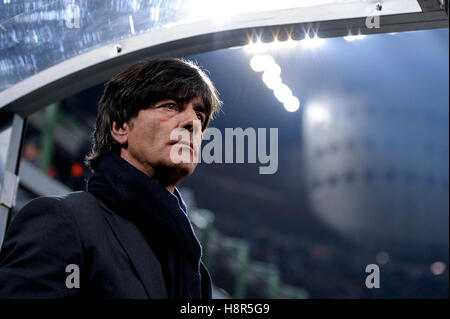Milan, Italy. 15th Nov, 2016. Joachim Low, head coach of Germany, looks on before the International Friendly Match between Italy and Germany. Credit:  Nicolò Campo/Alamy Live News Stock Photo