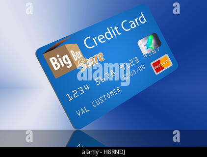 Here is generic, mock, credit card or debit card. Stock Photo